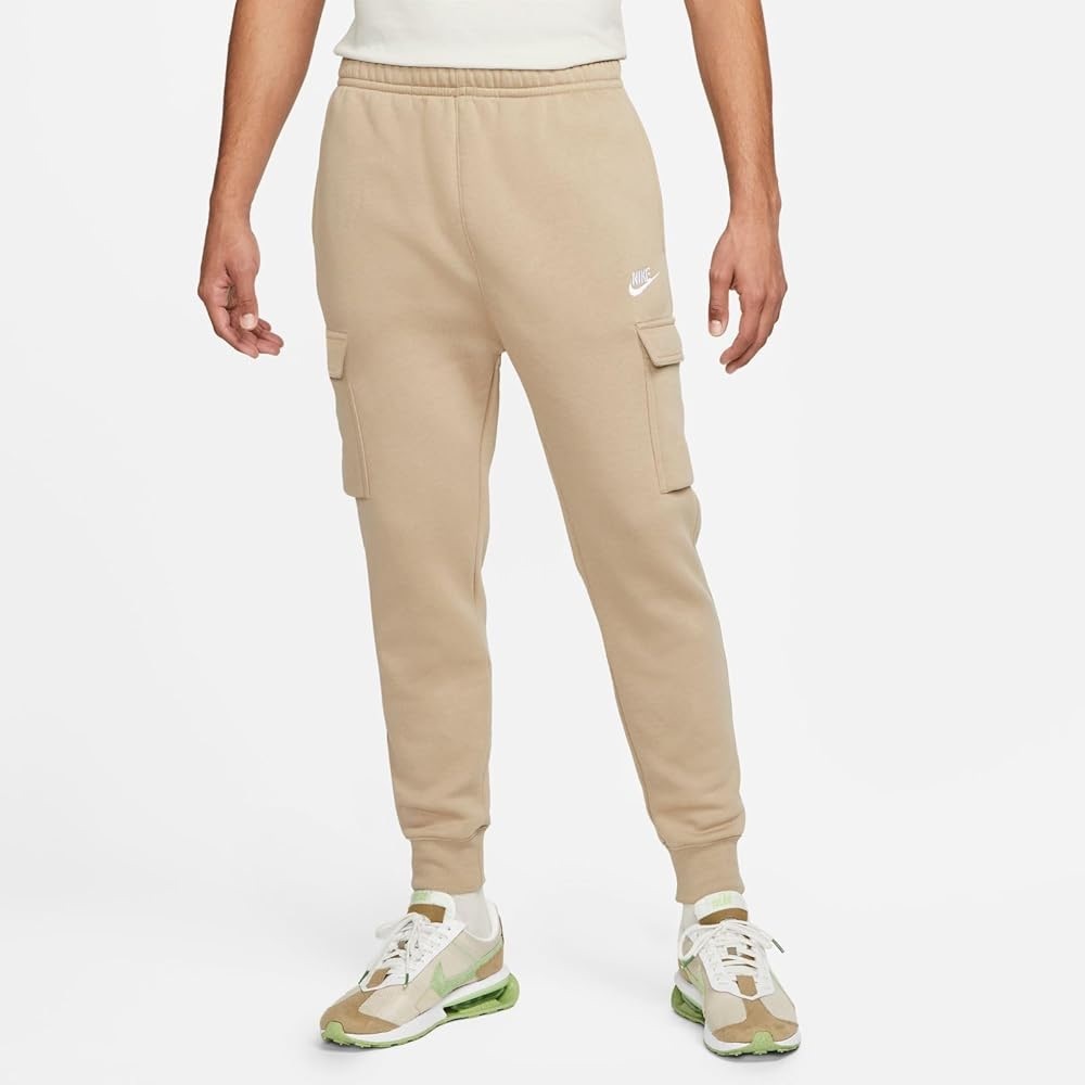 Nike Men's Beige Cargo Jogger Pants